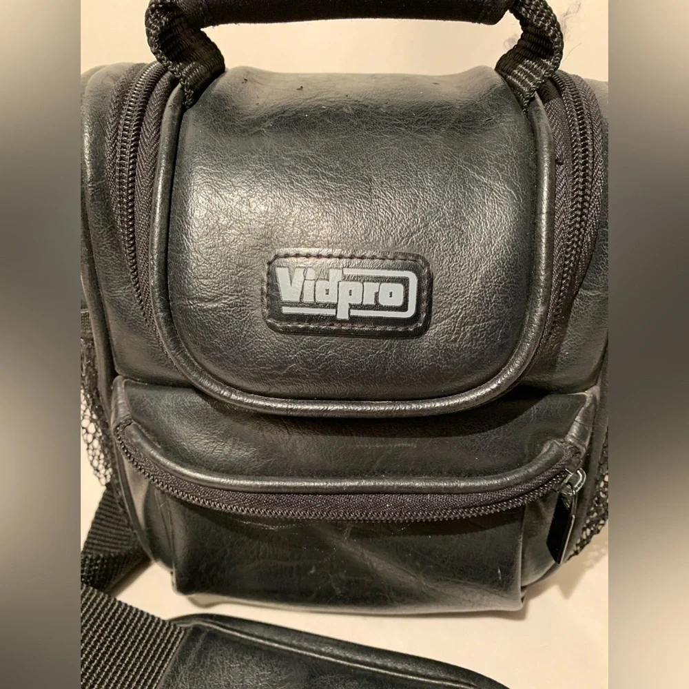 Vidpro Black Camera Camcorder Bag Small Detachable Shoulder Strap